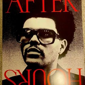 The Weeknd After Hours Unsigned Poster